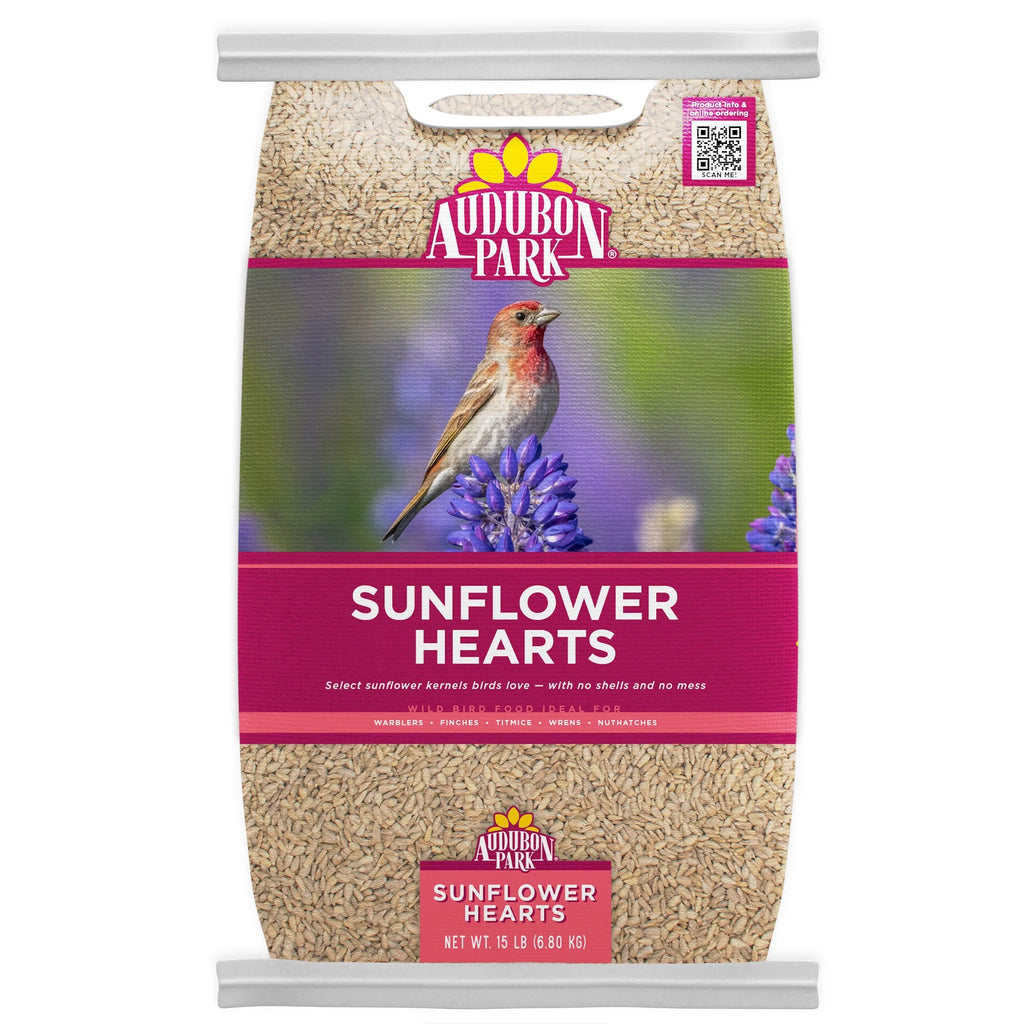 Sunflower Hearts Dry Wild Bird Food, 15 Lb. Bag