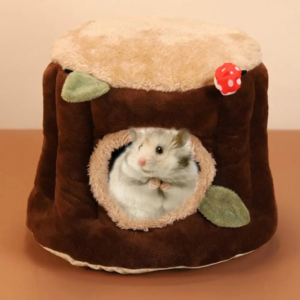 Durable Hamster House Keep Warmth Flannel Hamster Nest Easy Hanging Rat Hammock Bed for Bird Rat Hammock