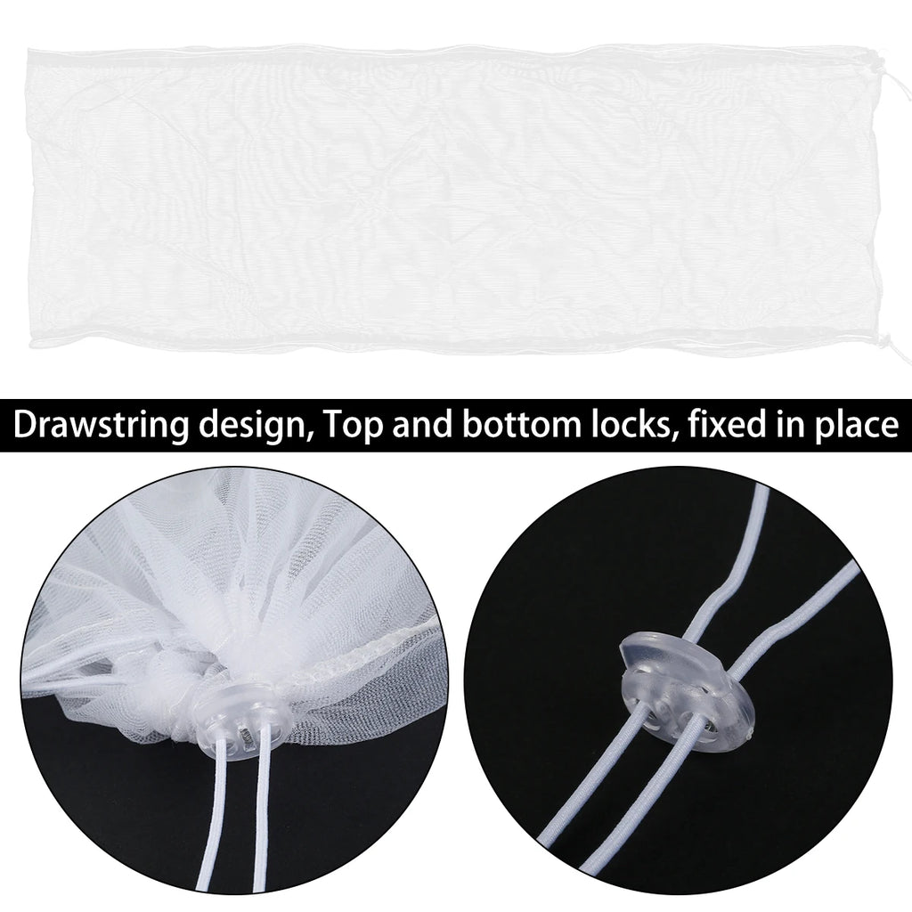 Universal Bird Cage Cover Shell Skirt Net Parrot Nylon Mesh Guard Net Cover Airy Cage Net Stretchy Skirt for round Square Cages