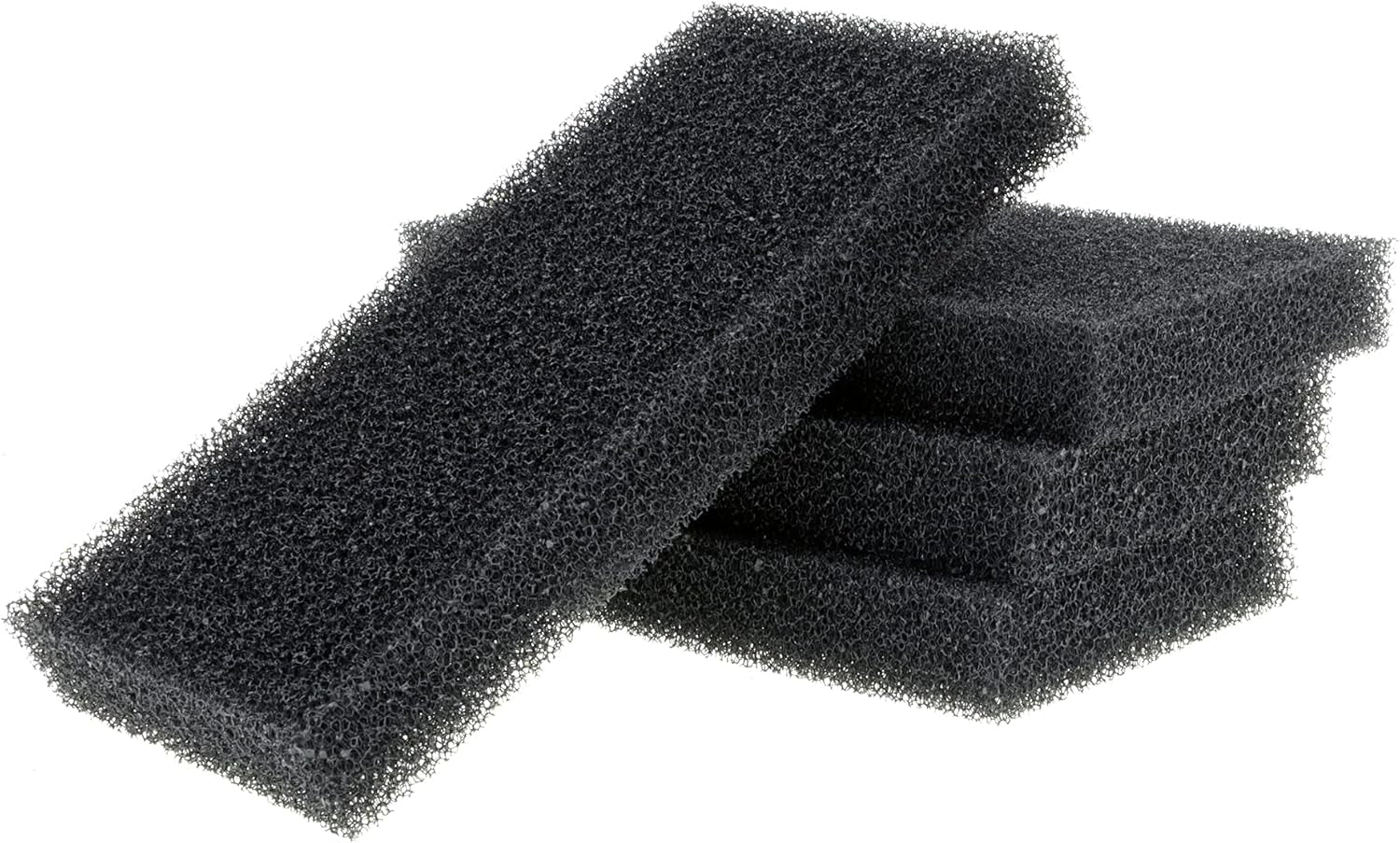 4 Pieces Aquarium Filter Foam Sponges Pad, Fish Tank Bio Sponge Coarse Sheet Filter Media Pad, Cut-To-Size Foam for Pet Filters (8X4X1 Inch 4 Pcs)