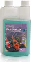 Dechlorinator Pond Water Conditioner, 16 Oz – Removes Chlorine & Chloramine, Detoxifies Ammonia & Nitrites – Safe for Fish & Plants