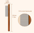 Pet Flea Comb Cat Dog Comb for Fleas Ticks Removal Tools Stainless Steel Grooming Brush for Matted Long Short Hair Pets Products
