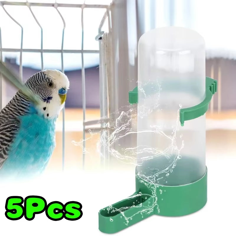 Water Dispensers for Bird Cages Bird Cups Bottles Sparrows Parrots Budgies Cockatiels and Lovebirds Feeder and Waterer
