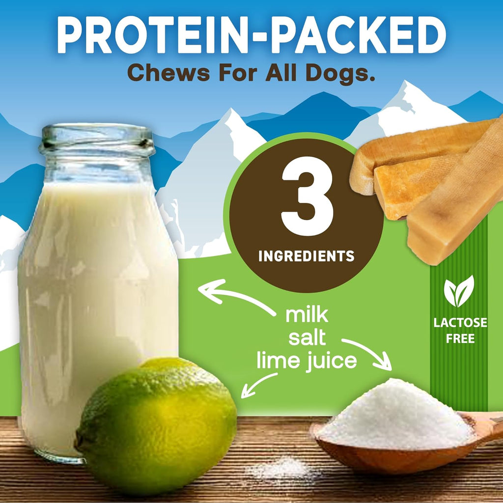 Gold Yak Chews for Small Dogs