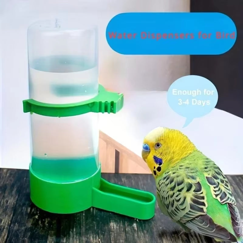 Water Dispensers for Bird Cages Bird Cups Bottles Sparrows Parrots Budgies Cockatiels and Lovebirds Feeder and Waterer