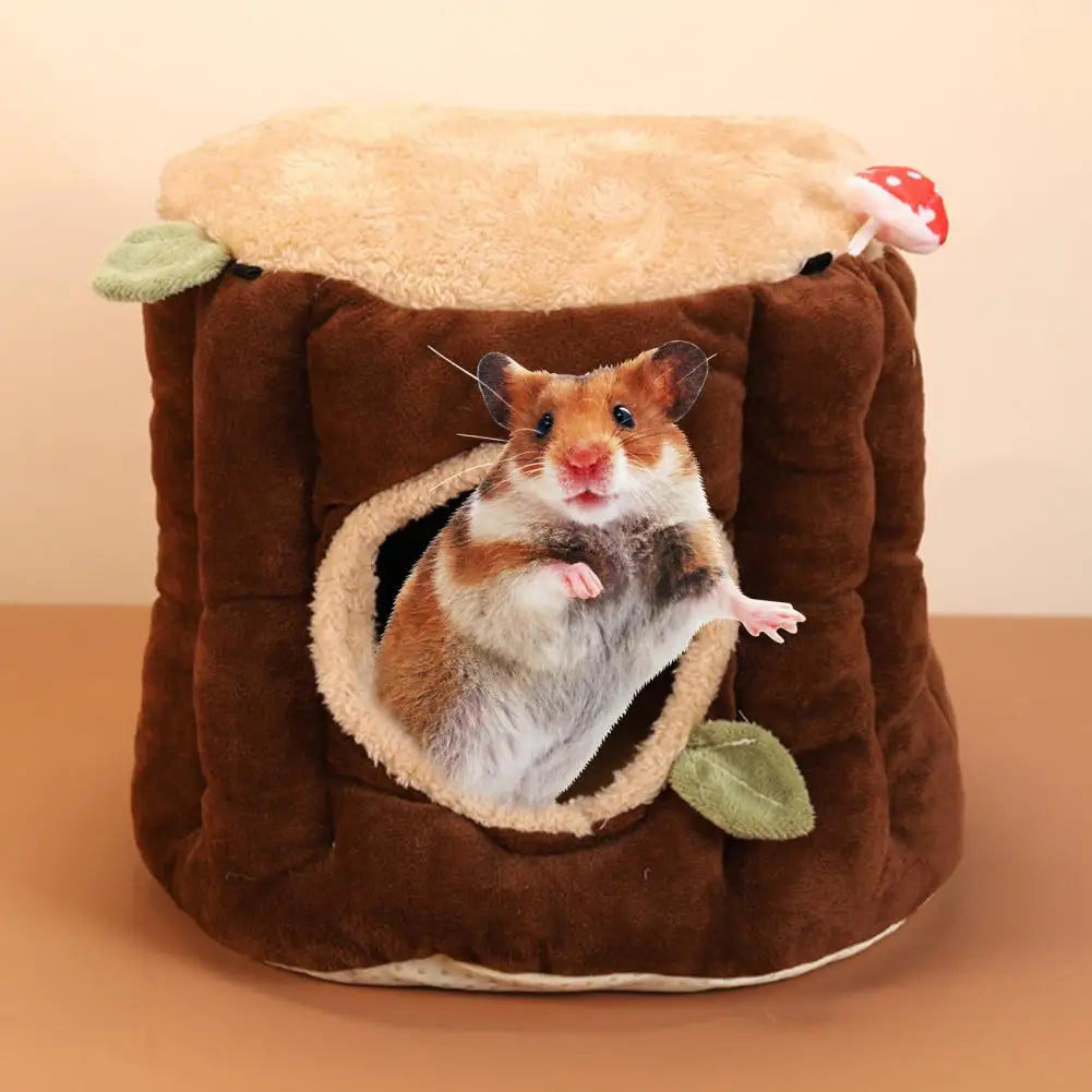 Durable Hamster House Keep Warmth Flannel Hamster Nest Easy Hanging Rat Hammock Bed for Bird Rat Hammock