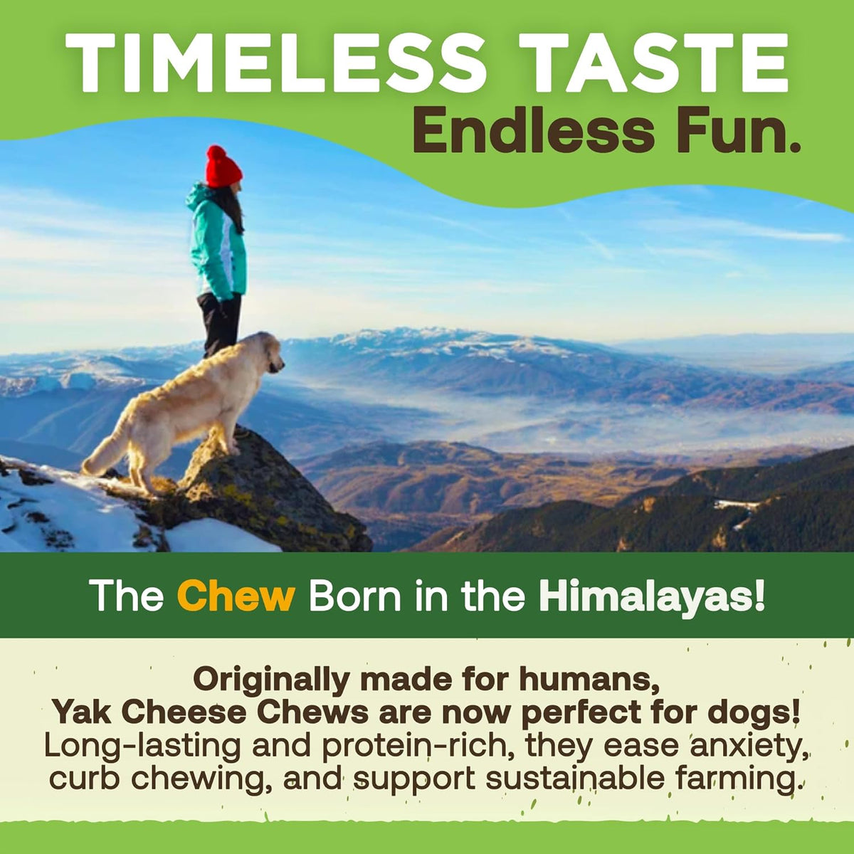 Gold Yak Chews for Small Dogs
