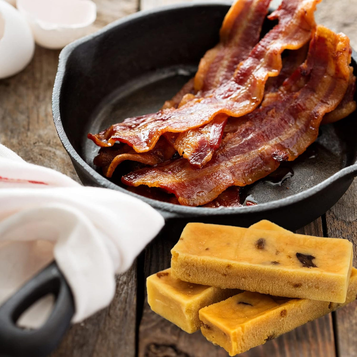 Bacon Flavor Gold Yak Chews for Large Dogs