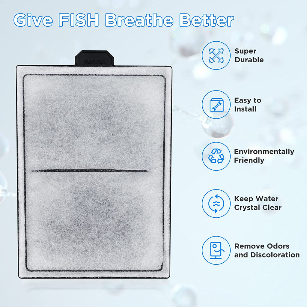 6 Packs PF-S Filter Cartridge for PF10 Power Filters, Only Fit to Model PF10 Power Filters