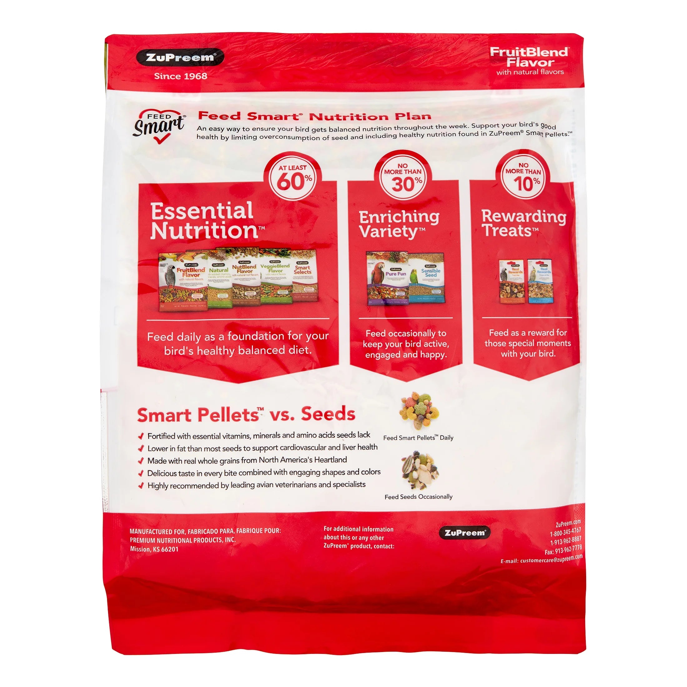 ® Fruitblend® Flavor with Natural Flavors Bird Food for Small Birds