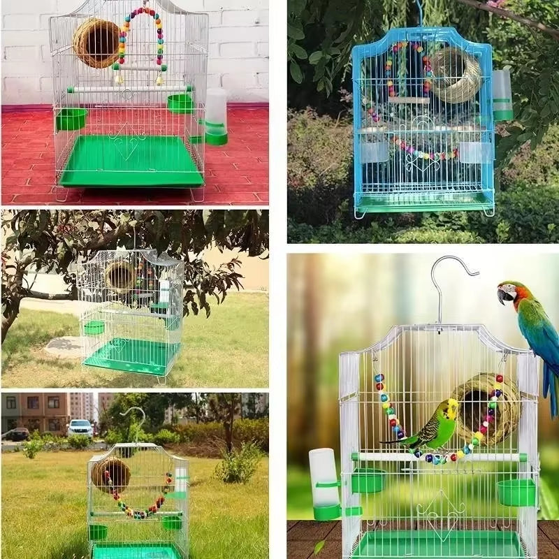 Water Dispensers for Bird Cages Bird Cups Bottles Sparrows Parrots Budgies Cockatiels and Lovebirds Feeder and Waterer