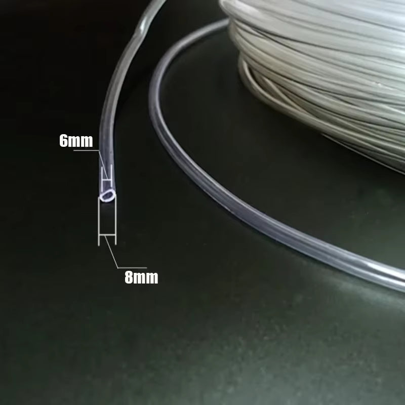 Aquarium Tube Reinforced 4*6Mm Transparent Aquarium Oxygen Pump Hose Air Bubble Stone Aquarium Fish Tank Pond Pump Tube Quality