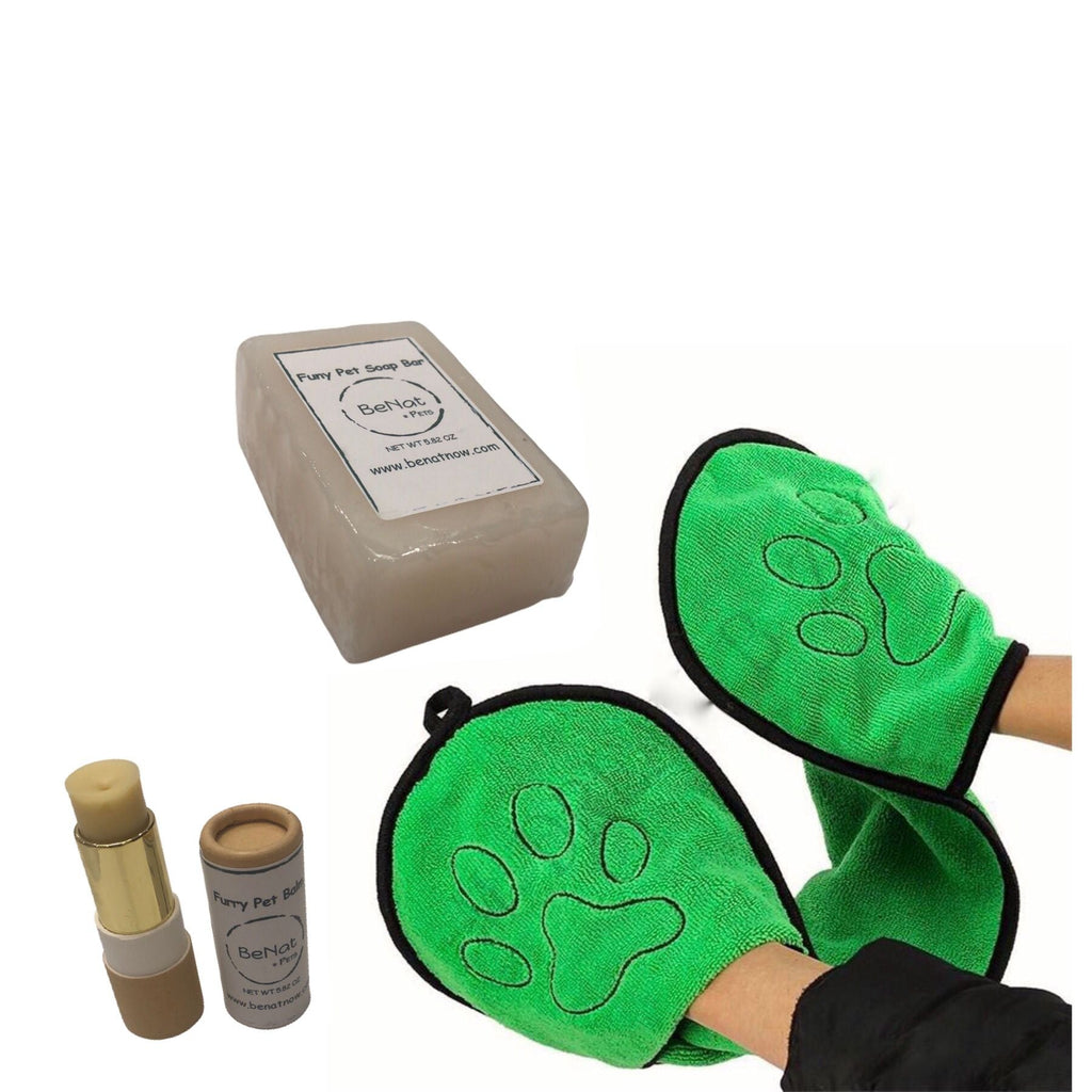 BeNat Pets 3-Pack Pet Grooming Bundle