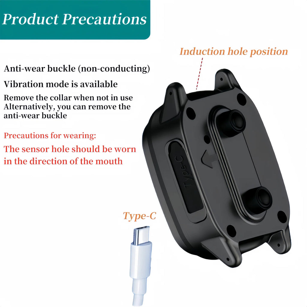800Mm Cat Training Collar,Cat Shock Collar with Remote ,Cat Stop Meowing Collar, Cat Remote Control Collar Pet Products