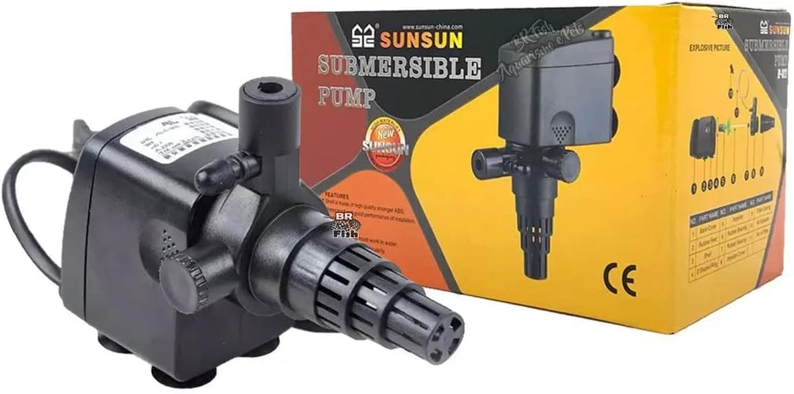 Sun Submersible Aquarium Power Head, 317 GPH